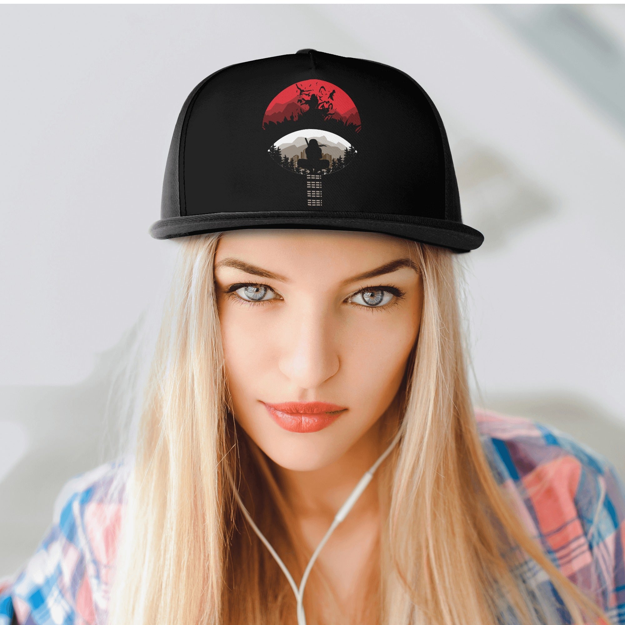 Itachi Front Printing Casual Hip-hop Hats - IGZ Clothing 