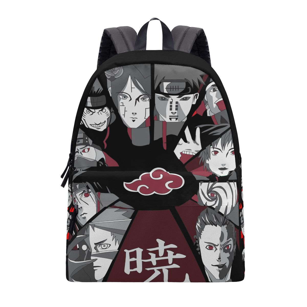 Akatsuki All Over Print Cotton Backpack - IGZ Clothing 