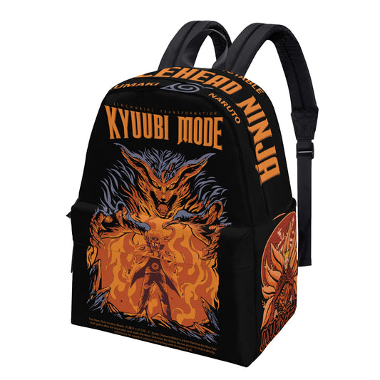 Kyuubi mode All Over Print Cotton Backpack - IGZ Clothing 