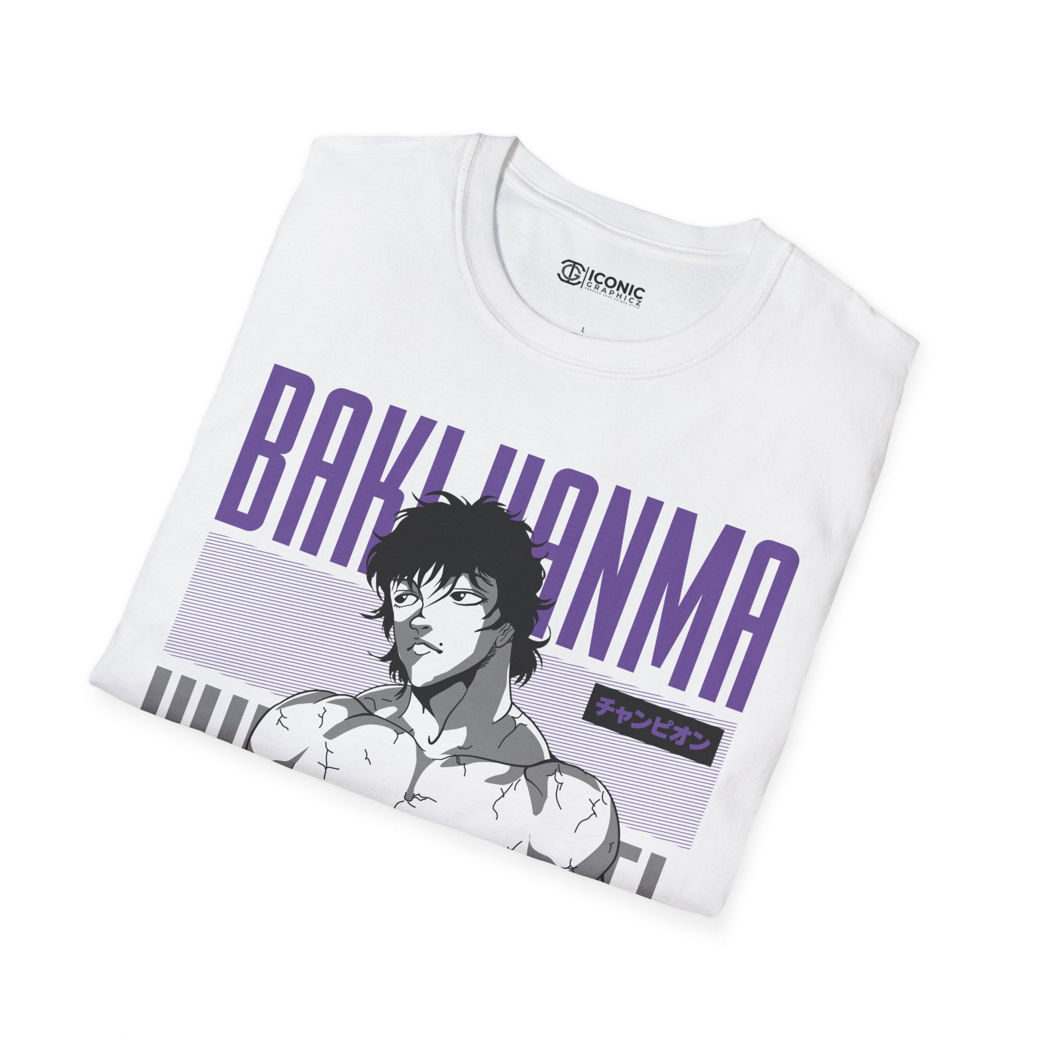 Hanma Baki Unisex Softstyle T-Shirt - IGZ Clothing 