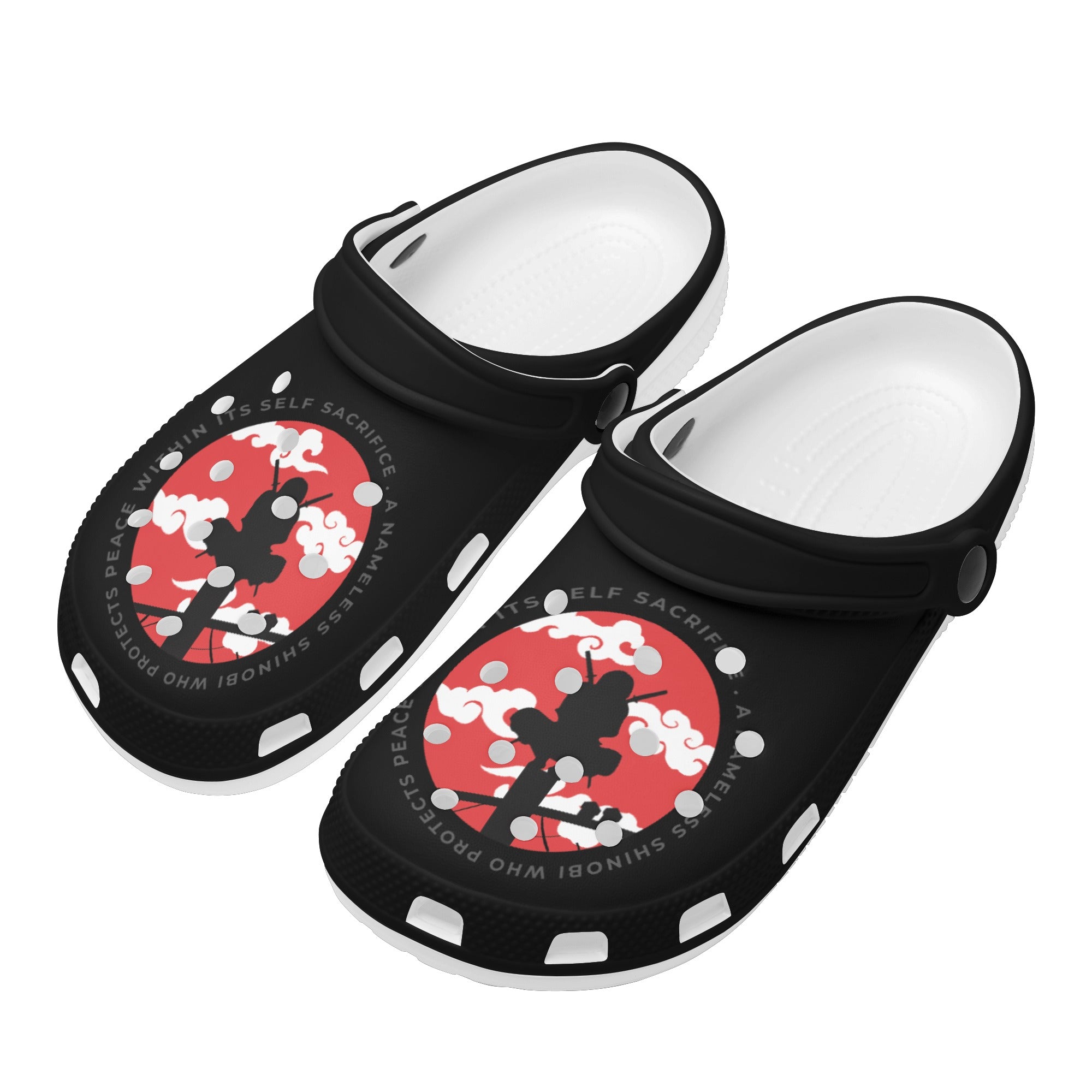 Itachi Mens All Over Printing Classic Clogs - IGZ Clothing 