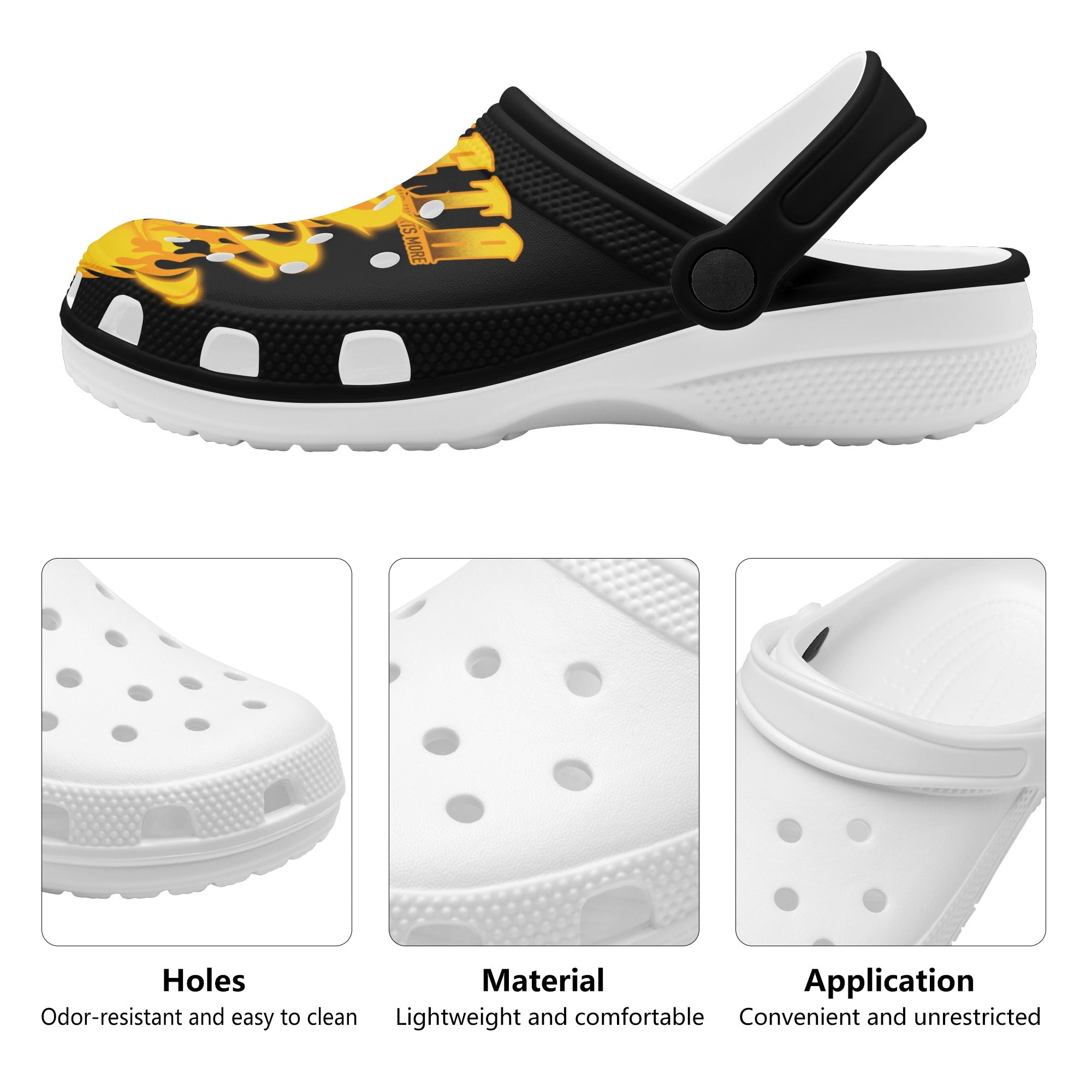 Vegeta Mens All Over Printing Classic Clogs - IGZ Clothing 