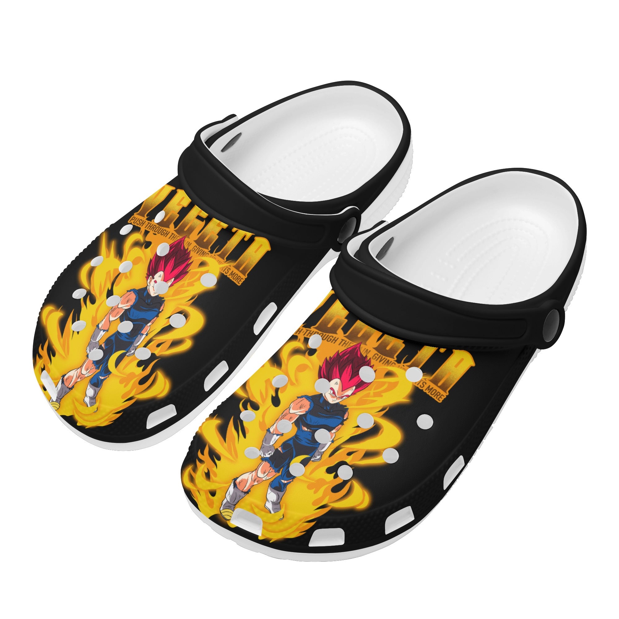 Vegeta Mens All Over Printing Classic Clogs - IGZ Clothing 