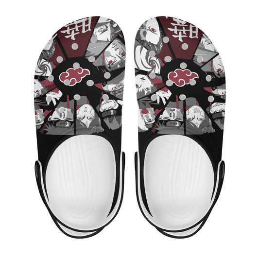 Akatsuki Mens All Over Printing Classic Clogs - IGZ Clothing 