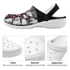 Akatsuki Mens All Over Printing Classic Clogs - IGZ Clothing 