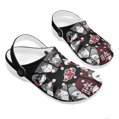 Akatsuki Mens All Over Printing Classic Clogs - IGZ Clothing 