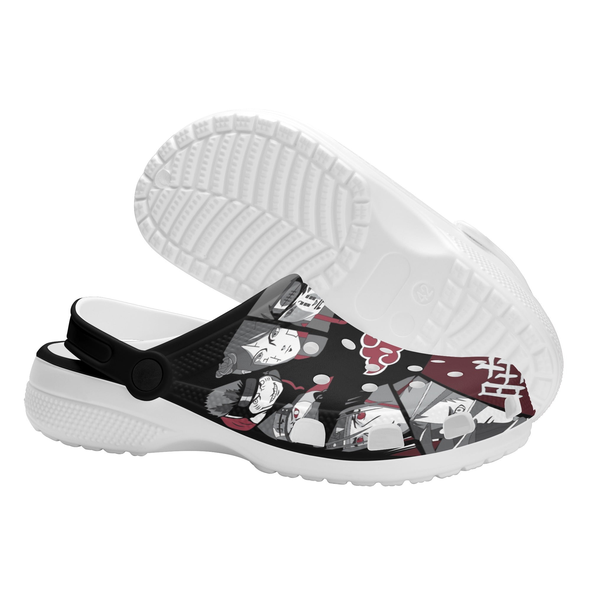 Akatsuki Mens All Over Printing Classic Clogs - IGZ Clothing 