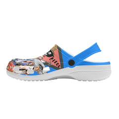 Luffy Mens All Over Printing Classic Clogs - IGZ Clothing 