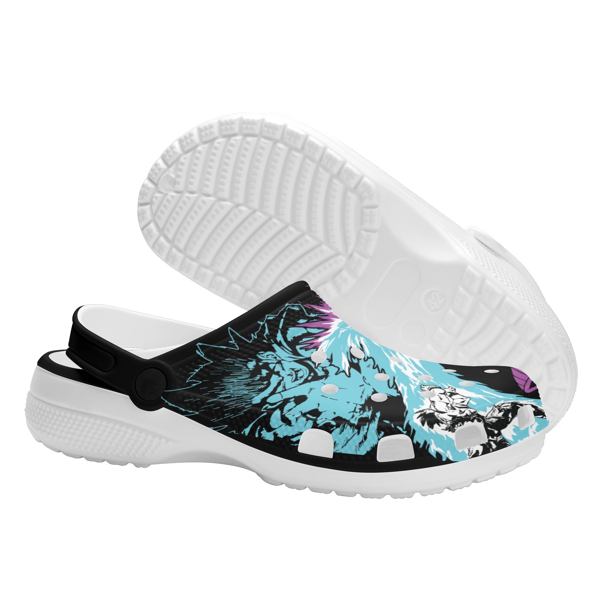 Goku & Vegeta Mens All Over Printing Classic Clogs - IGZ Clothing 