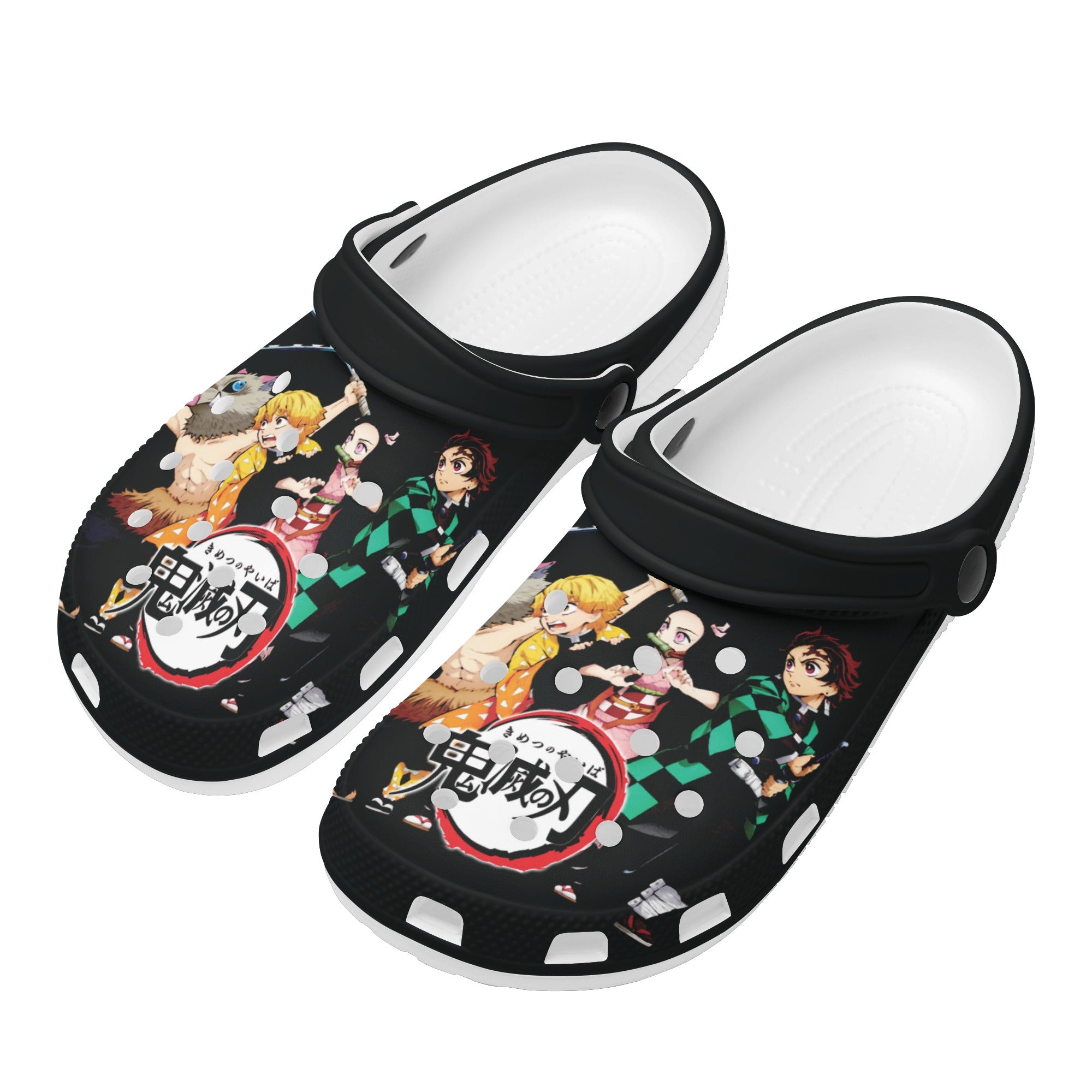 Demon Slayers Mens All Over Printing Classic Clogs - IGZ Clothing 