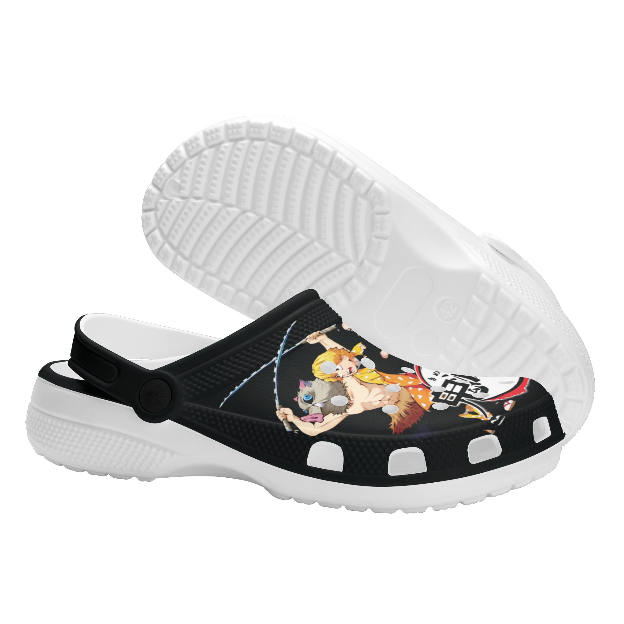 Demon Slayers Mens All Over Printing Classic Clogs - IGZ Clothing 