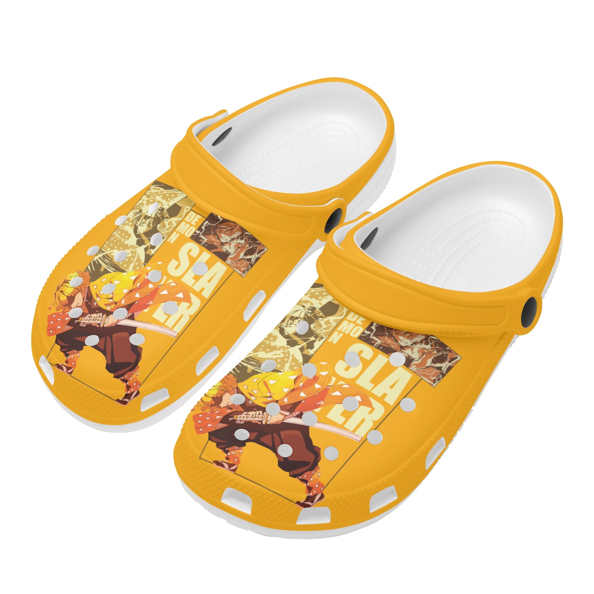 Zenitsu Mens All Over Printing Classic Clogs - IGZ Clothing 