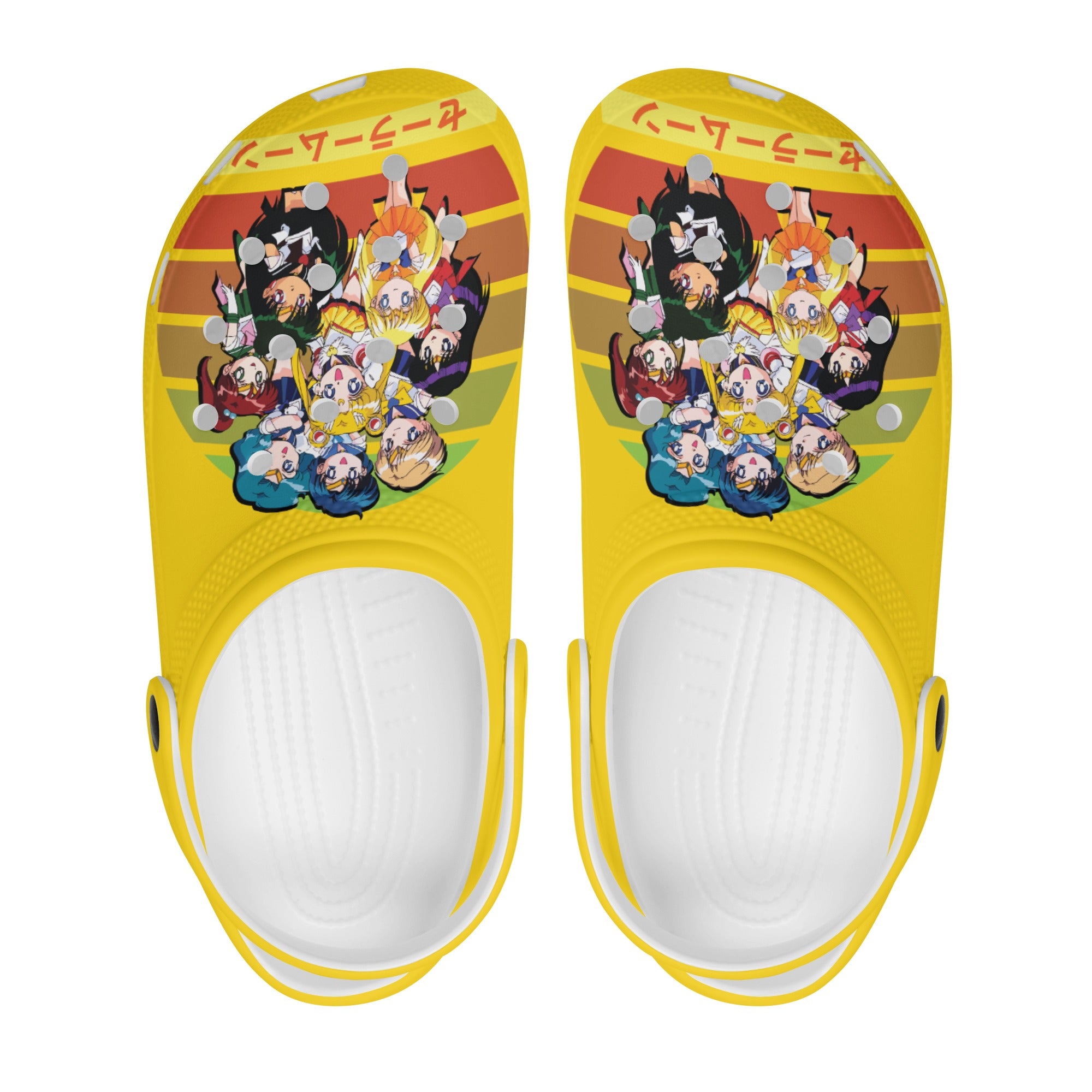 Sailor Scouts Womens All Over Printing Classic Clogs - IGZ Clothing 