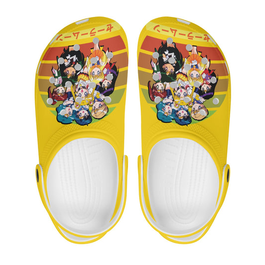 Sailor Scouts Womens All Over Printing Classic Clogs - IGZ Clothing 