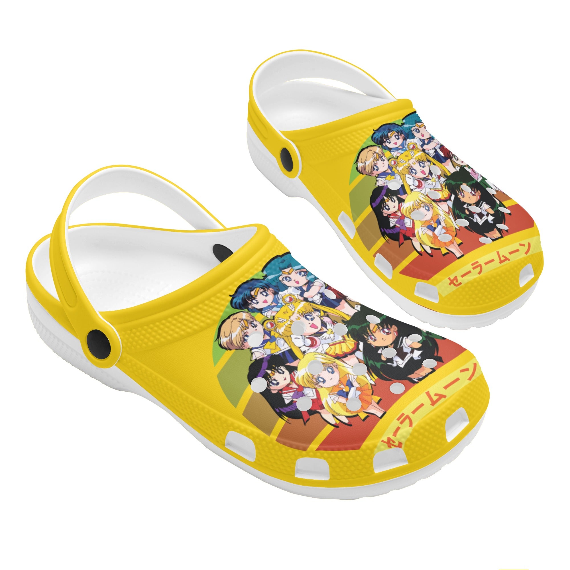 Sailor Scouts Womens All Over Printing Classic Clogs - IGZ Clothing 