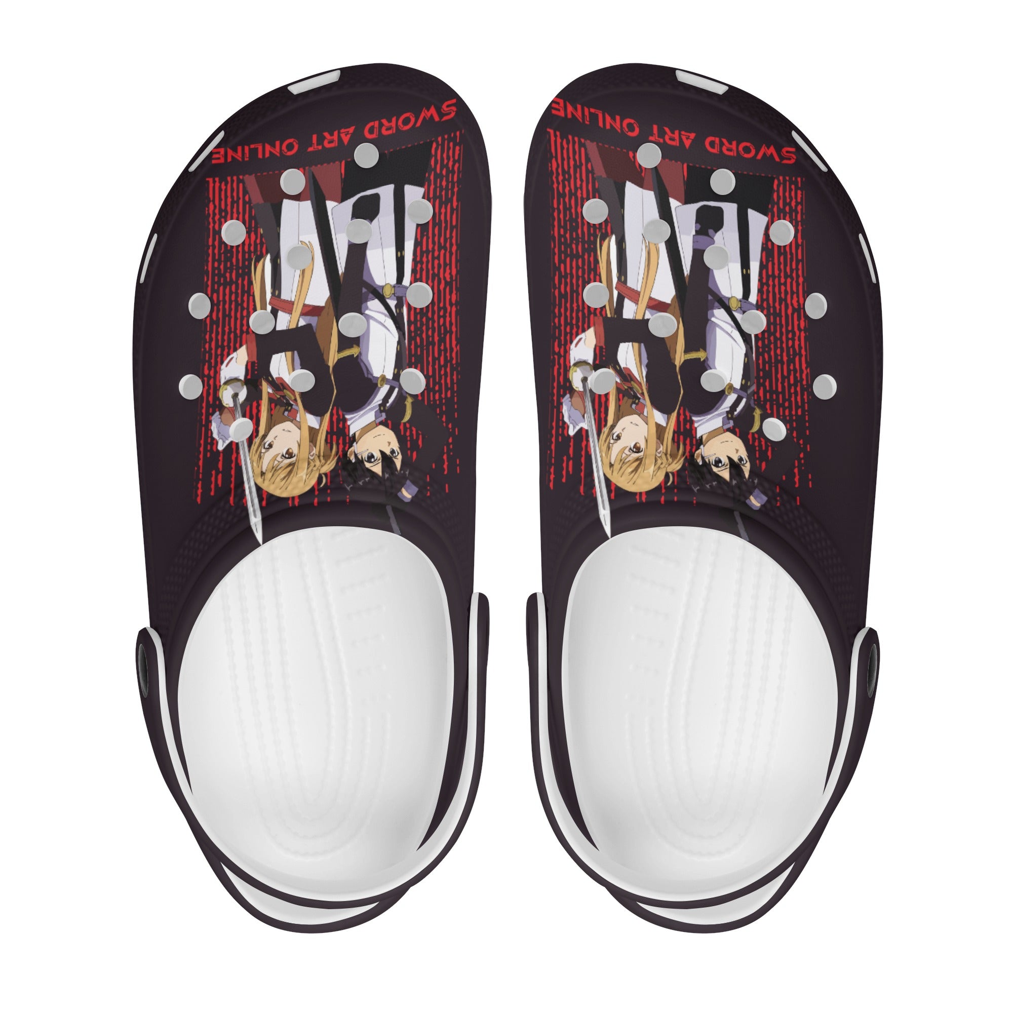 SAO Womens All Over Printing Classic Clogs - IGZ Clothing 