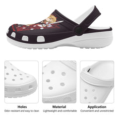 SAO Womens All Over Printing Classic Clogs - IGZ Clothing 