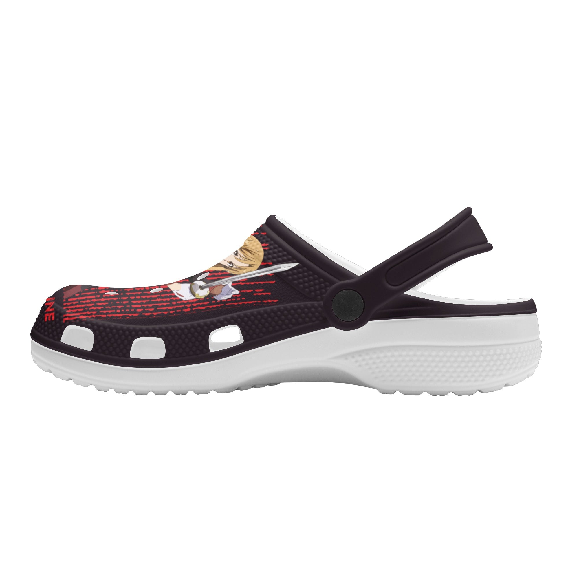 SAO Womens All Over Printing Classic Clogs - IGZ Clothing 