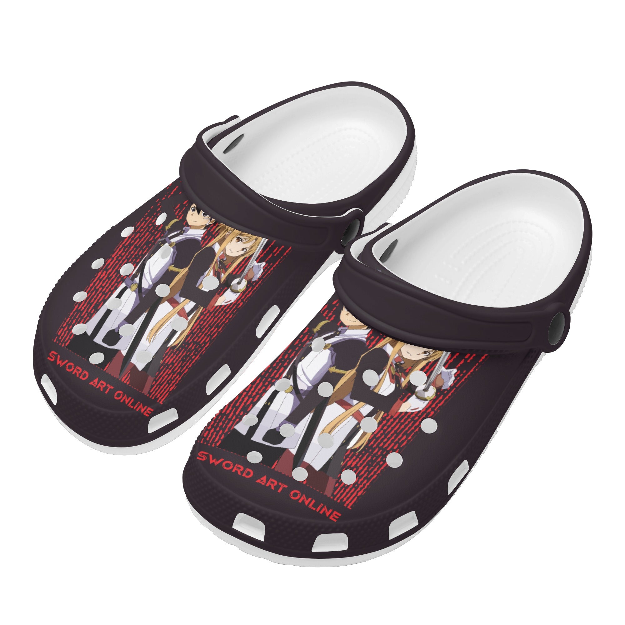 SAO Womens All Over Printing Classic Clogs - IGZ Clothing 