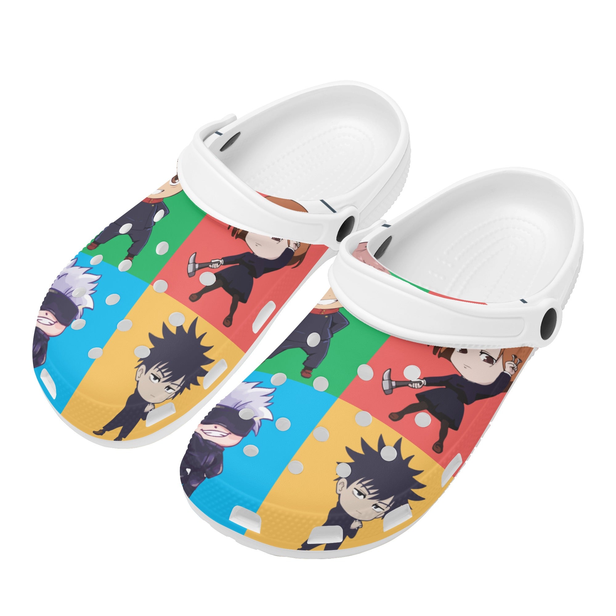 JJK Womens All Over Printing Classic Clogs - IGZ Clothing 