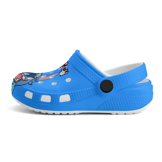 Stitch Kids All Over Printing Classic Clogs - IGZ Clothing 