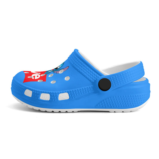 Stitch Kids All Over Printing Classic Clogs - IGZ Clothing 