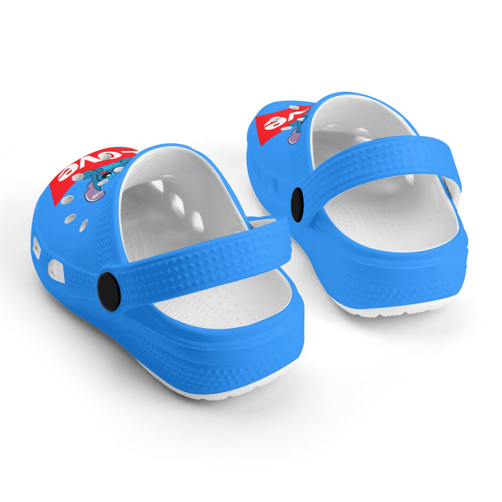 Stitch Kids All Over Printing Classic Clogs - IGZ Clothing 