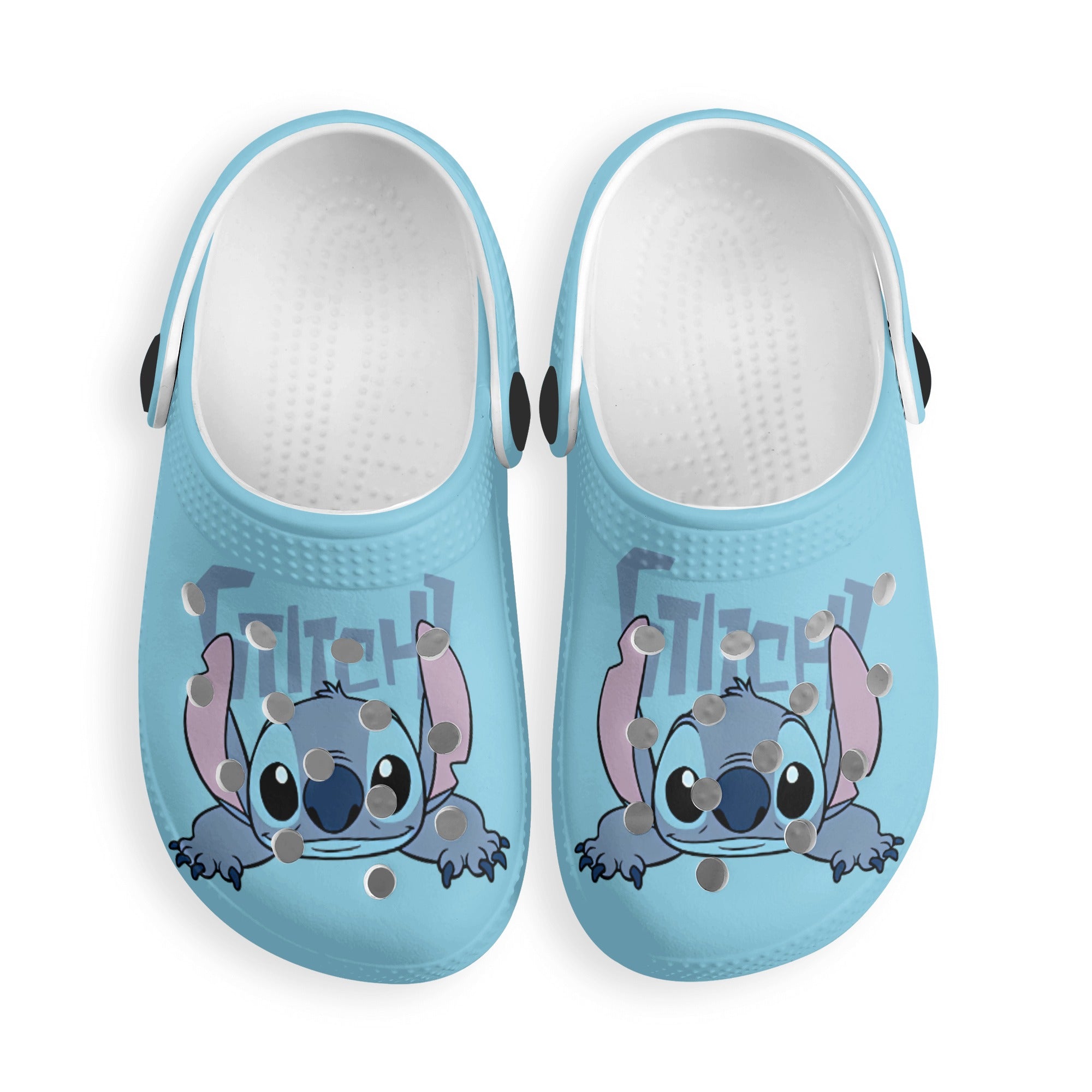 Stitch Kids All Over Printing Classic Clogs - IGZ Clothing 