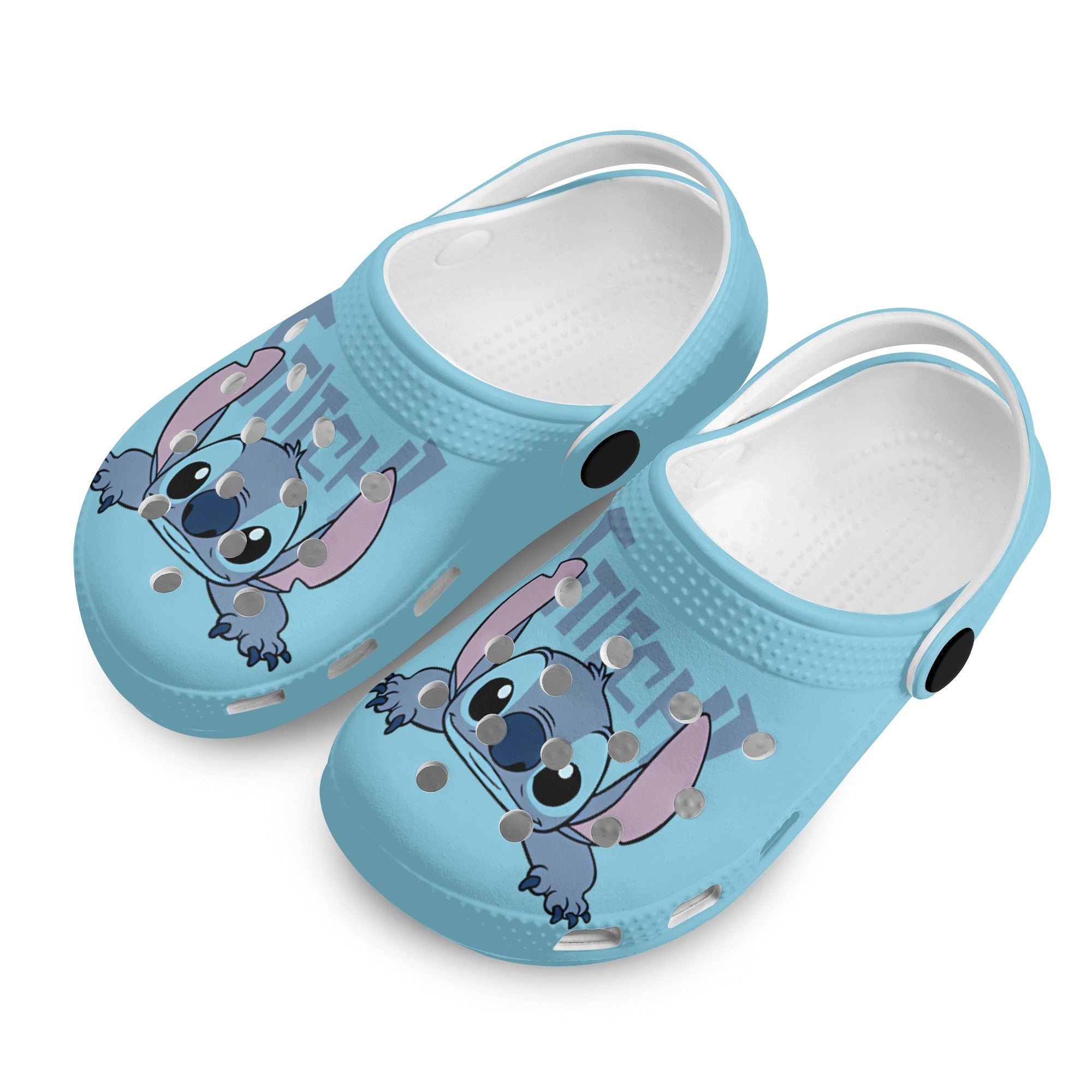 Stitch Kids All Over Printing Classic Clogs - IGZ Clothing 