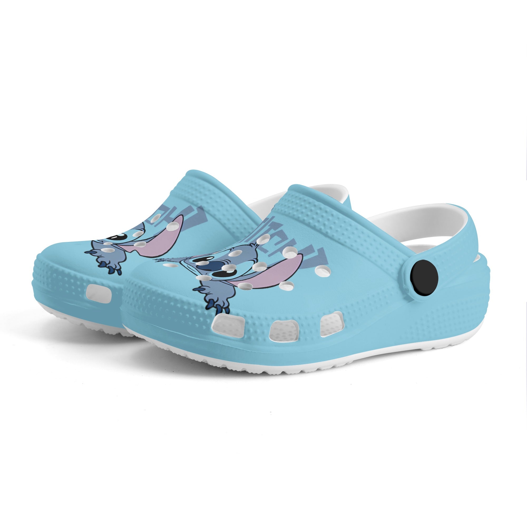 Stitch Kids All Over Printing Classic Clogs - IGZ Clothing 