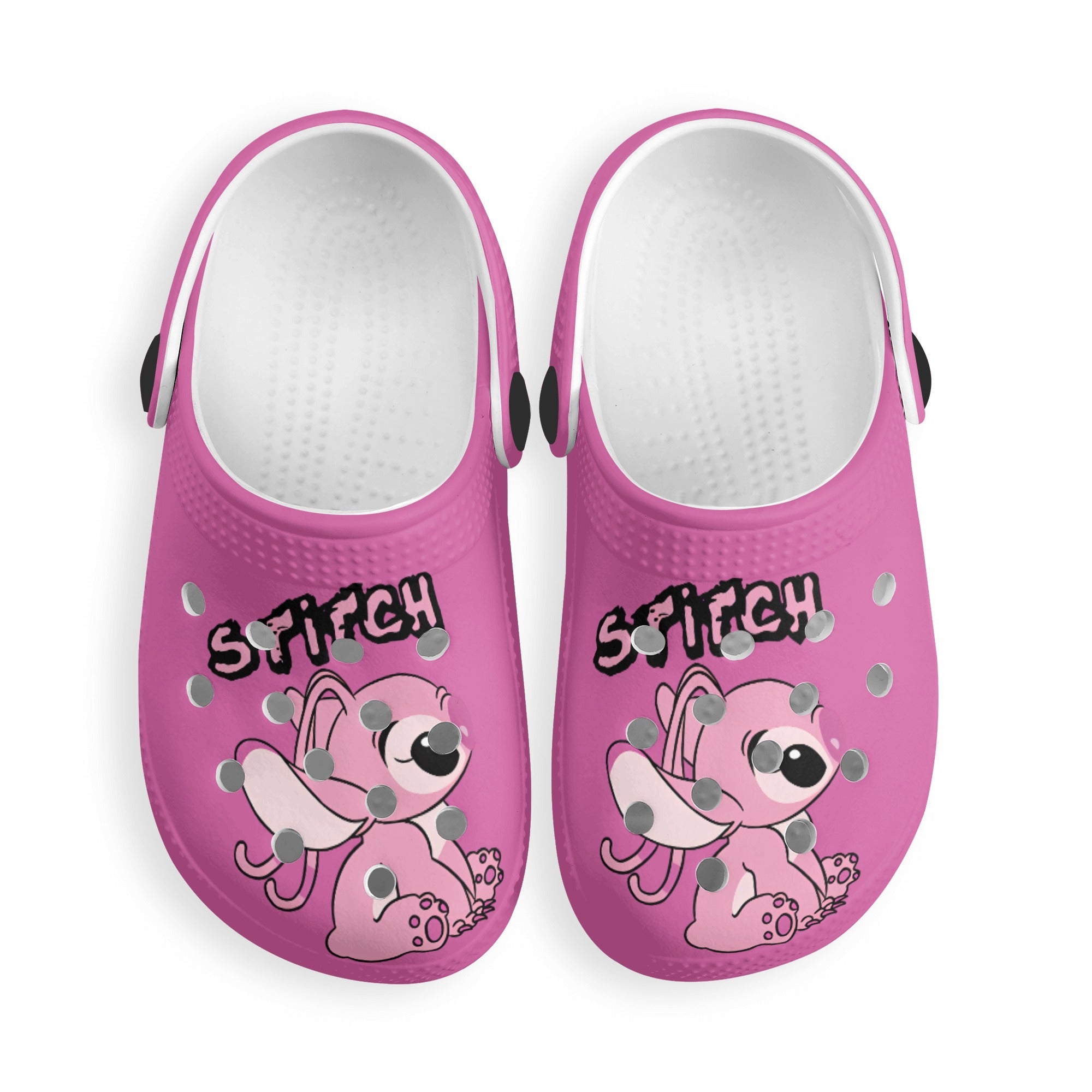 Stitch Kids All Over Printing Classic Clogs - IGZ Clothing 