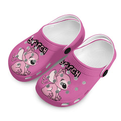 Stitch Kids All Over Printing Classic Clogs - IGZ Clothing 