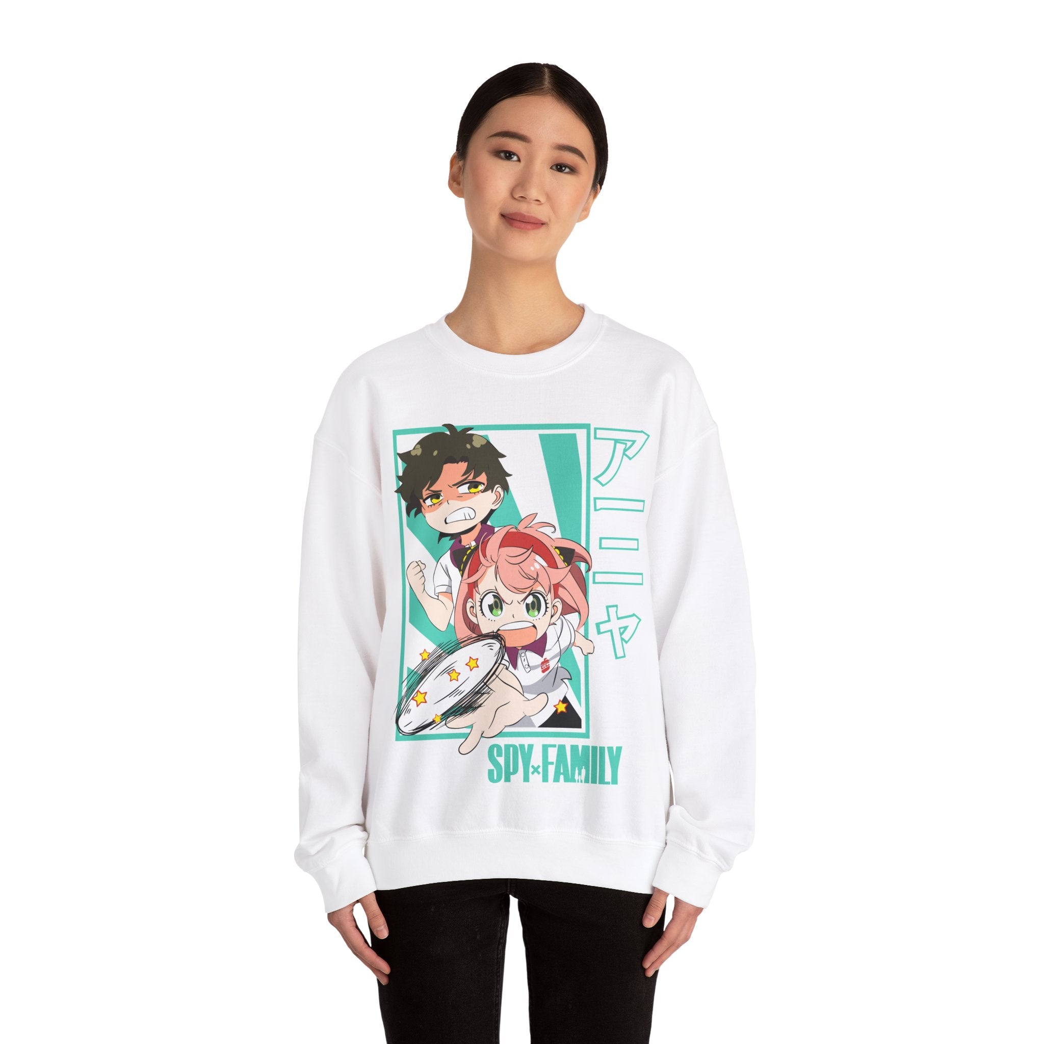 Anya Forger Unisex Heavy Blend™ Crewneck Sweatshirt