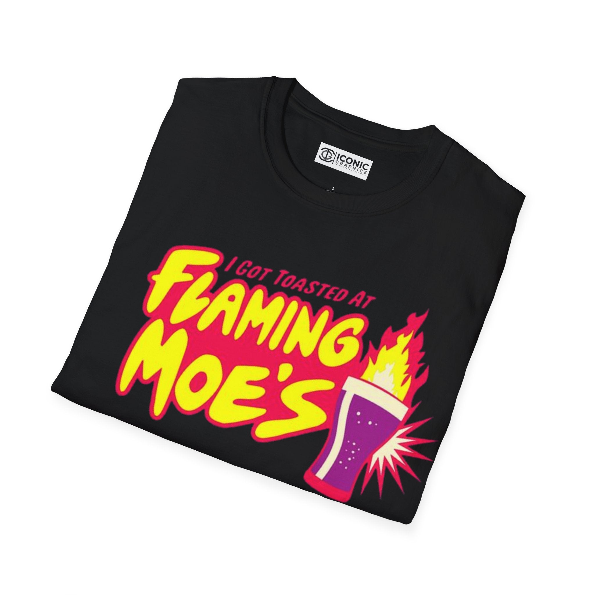 The Simpsons Flaming Moe T-Shirt