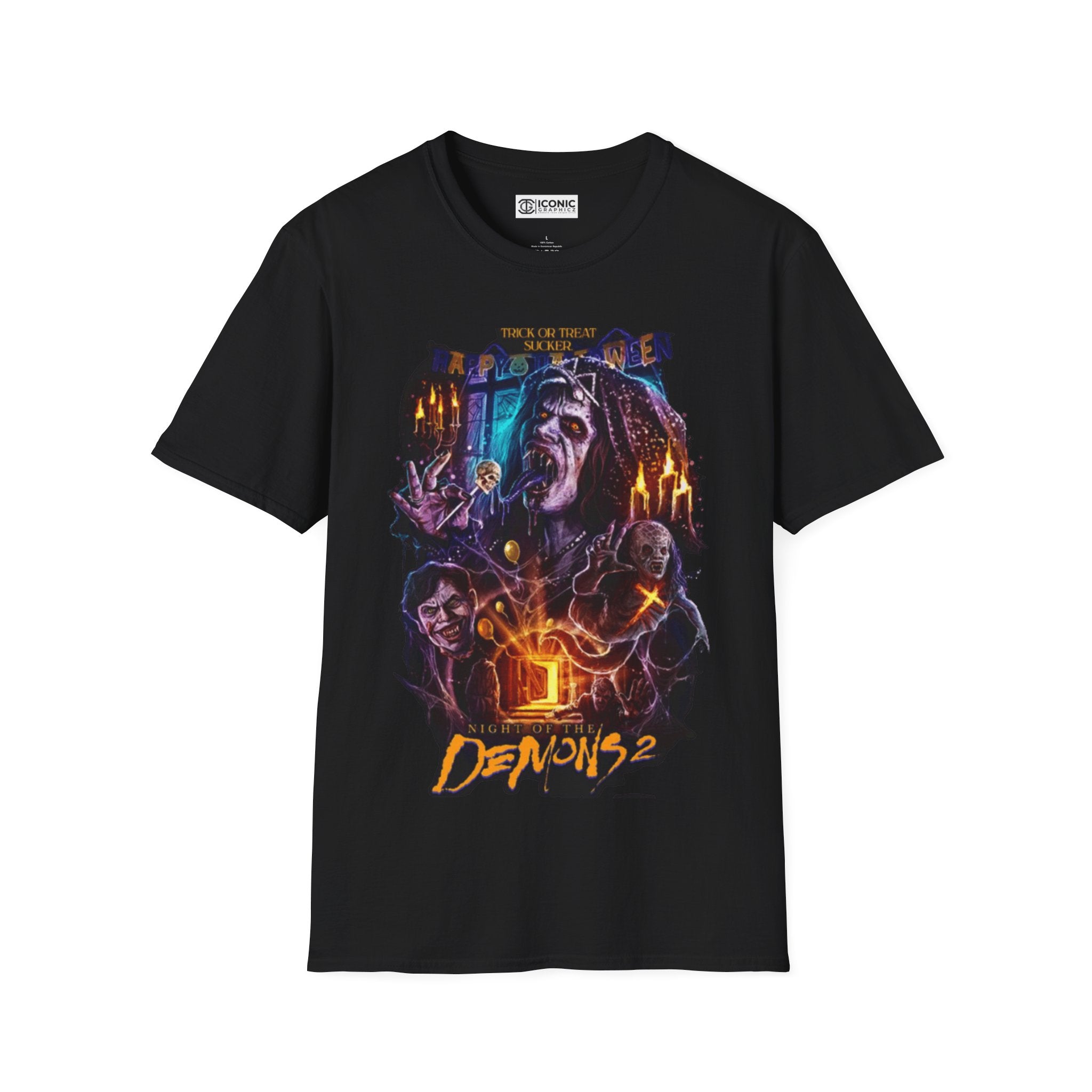 Demons 2 Unisex Softstyle T-Shirt - IGZ Clothing 