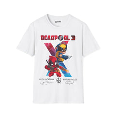 Deadpool and Wolverine Unisex Softstyle T-Shirt - IGZ Clothing 