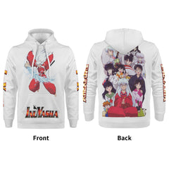 Inuyasha Mens All Over Print Hoodie - IGZ Clothing 