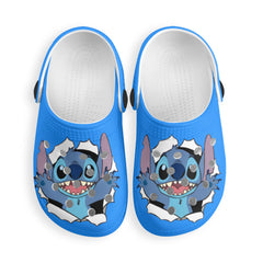 Stitch Kids All Over Printing Classic Clogs - IGZ Clothing 