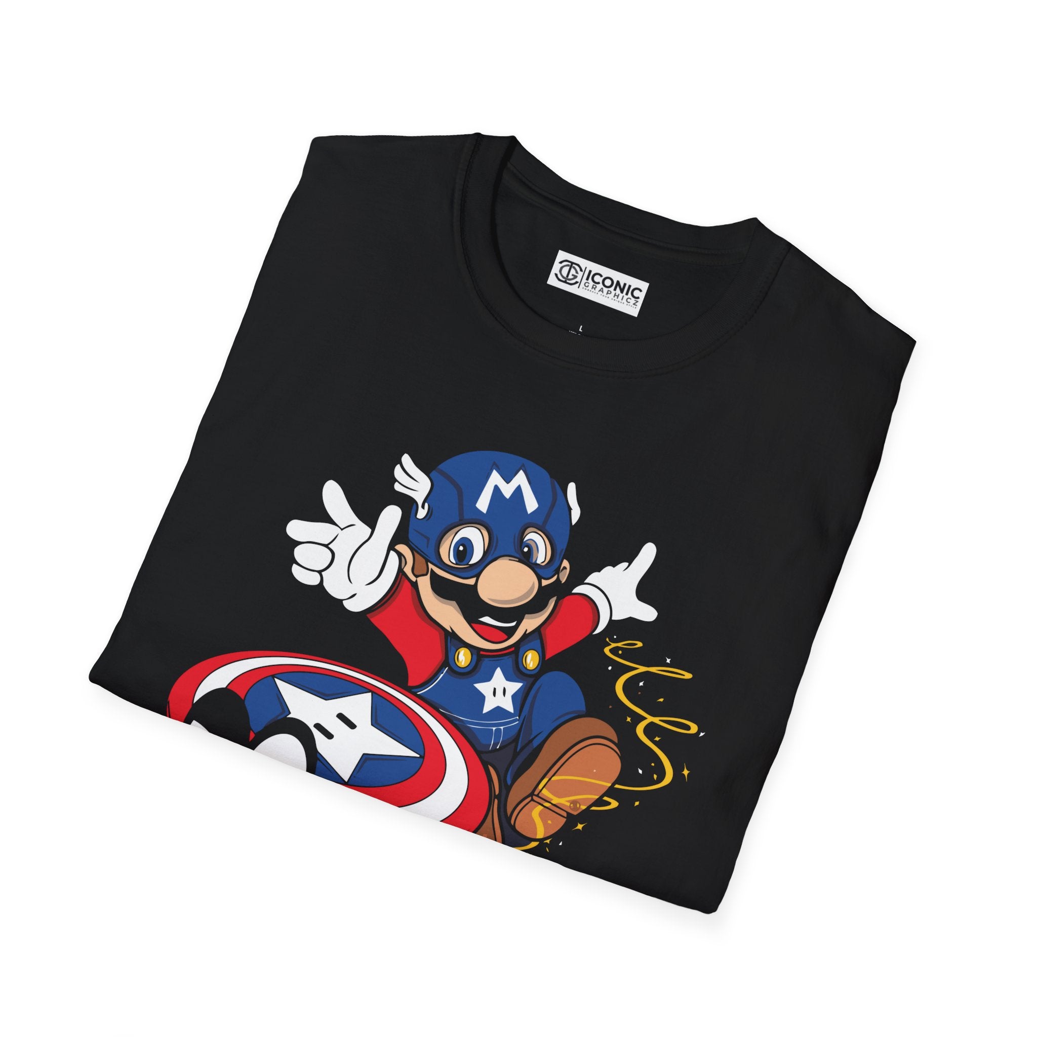 Mario Unisex Softstyle T-Shirt - IGZ Clothing 