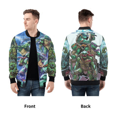 Mens Zip Up Bomber Jacket - IGZ Clothing 