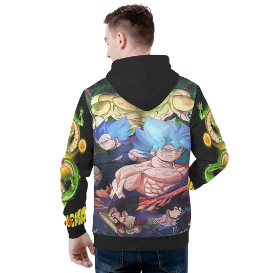 Mens All Over Print Hoodie - IGZ Clothing 