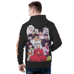 Inuyasha Mens All Over Print Hoodie - IGZ Clothing 