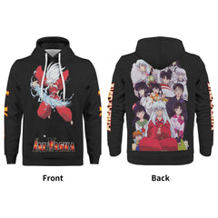 Inuyasha Mens All Over Print Hoodie - IGZ Clothing 