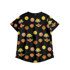 Womens Printed V Neck Workwear Nursing Tops - IGZ Clothing 