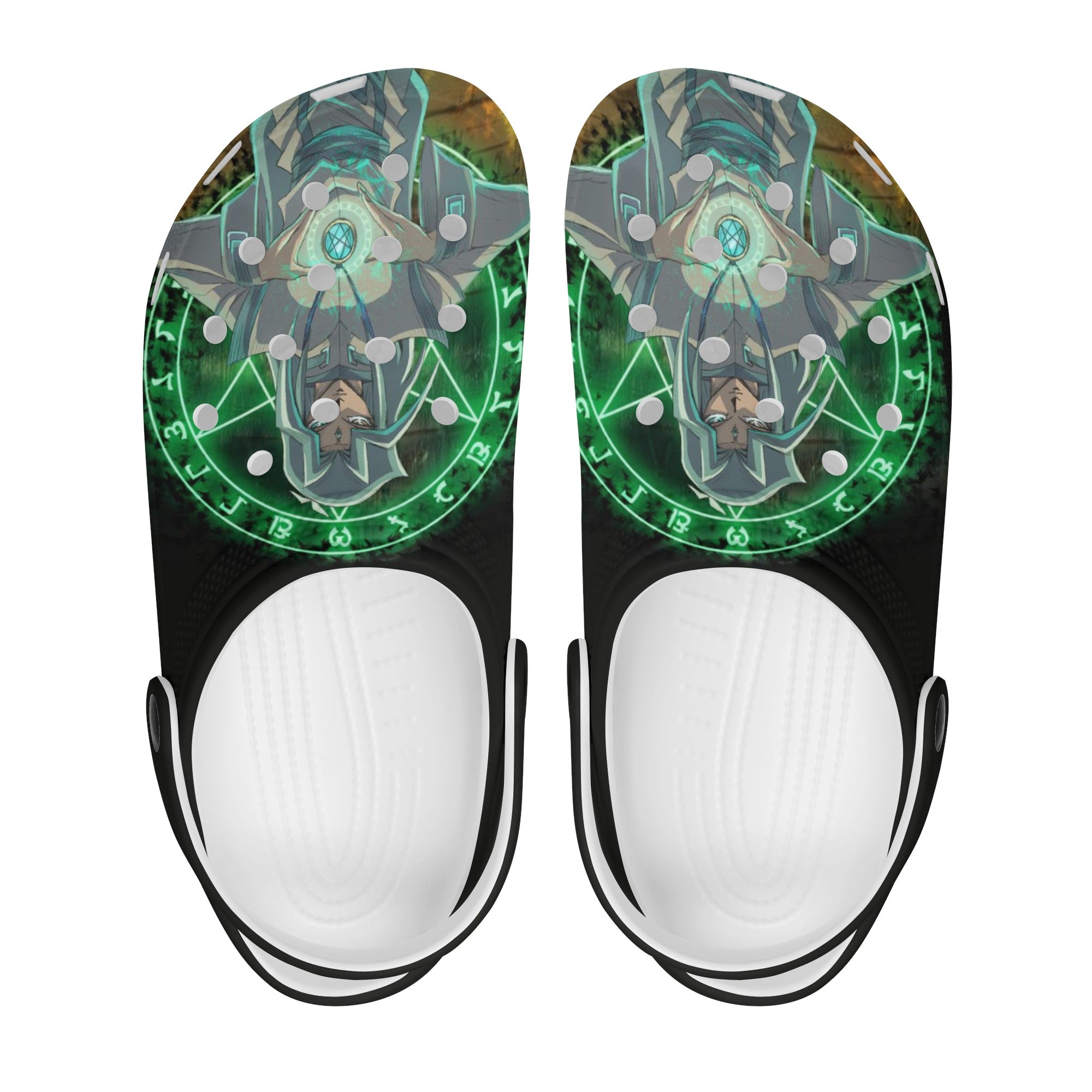 Yu-Gi Mens All Over Printing Classic Sandals - IGZ Clothing 