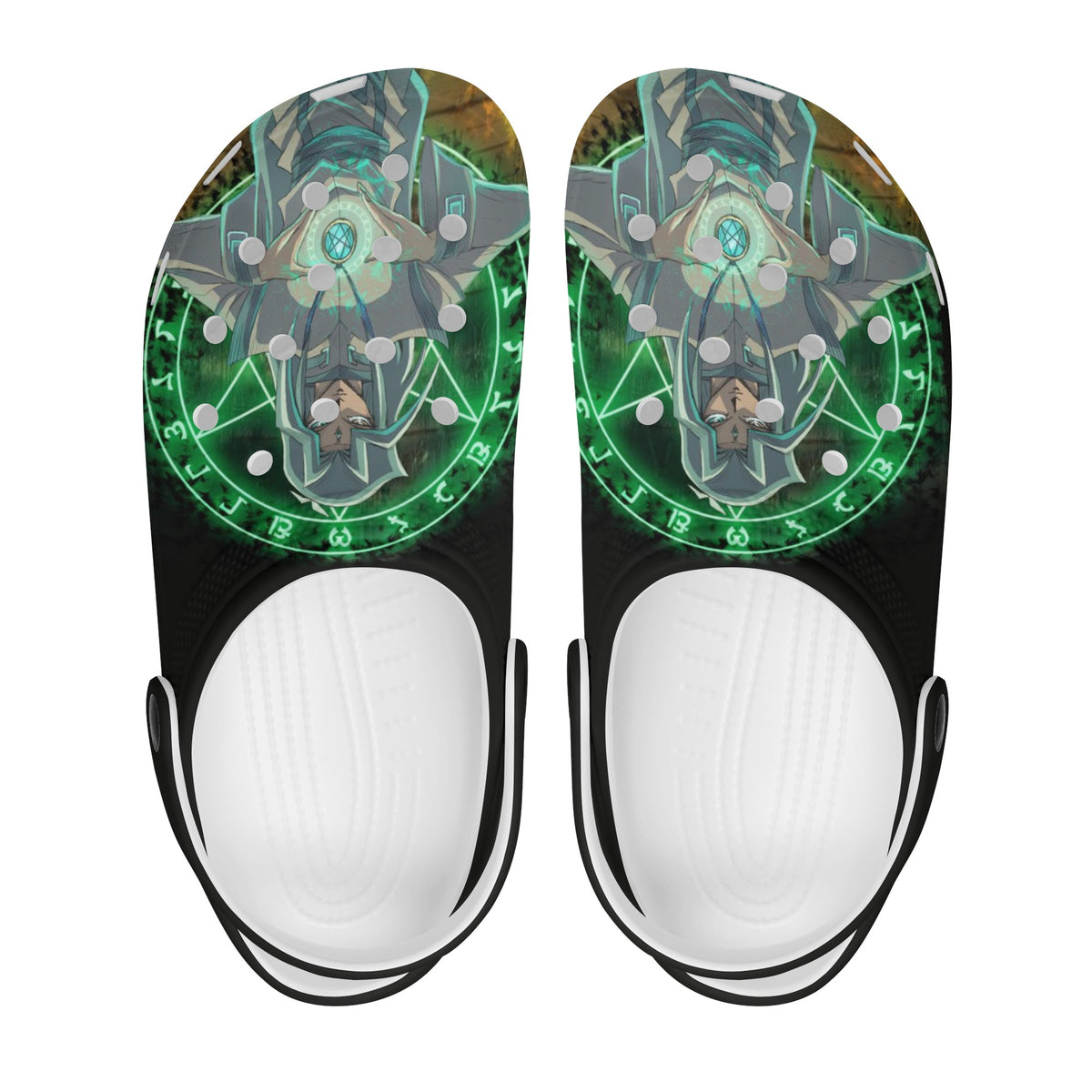 Yu-Gi Mens All Over Printing Classic Sandals - IGZ Clothing 