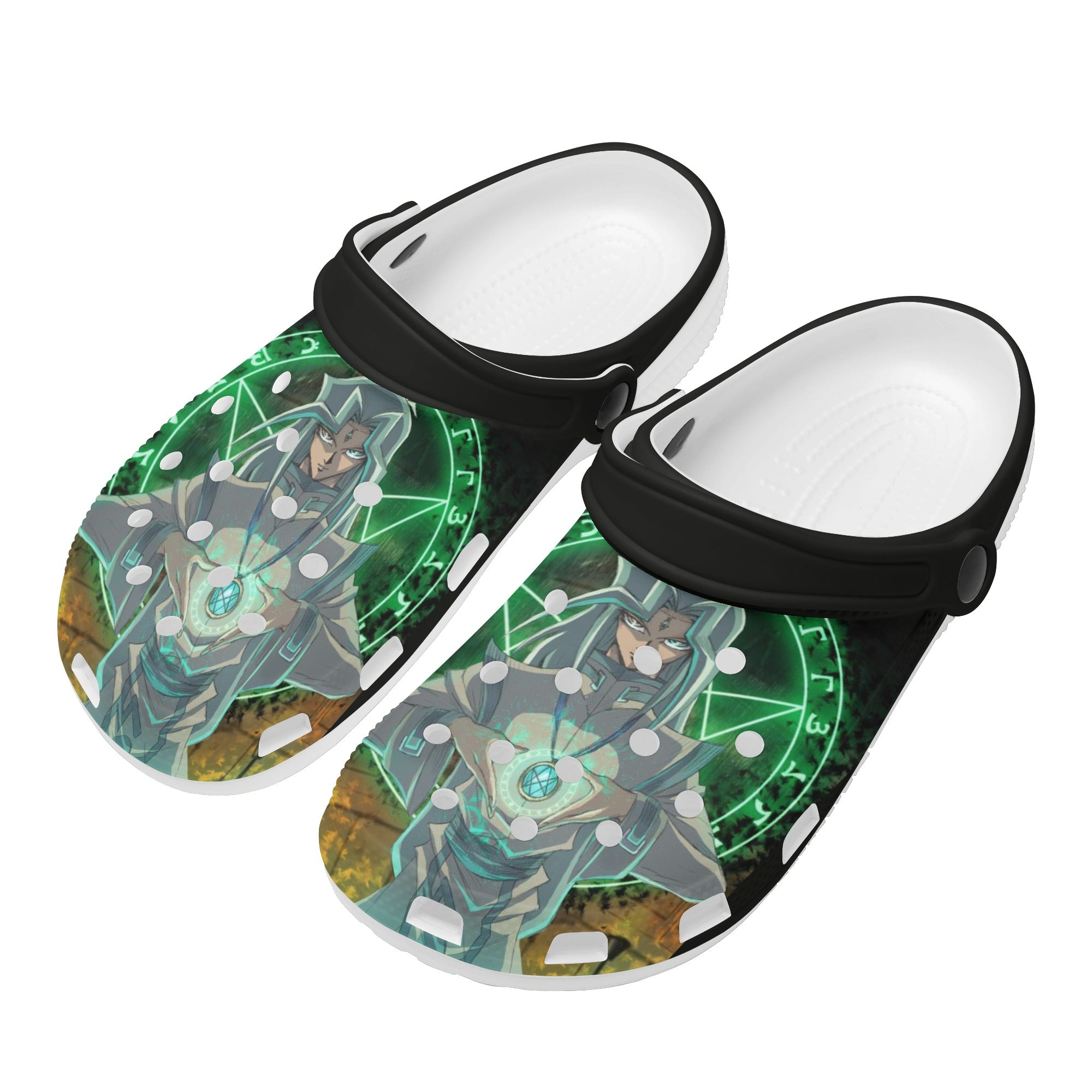 Yu-Gi Mens All Over Printing Classic Sandals - IGZ Clothing 