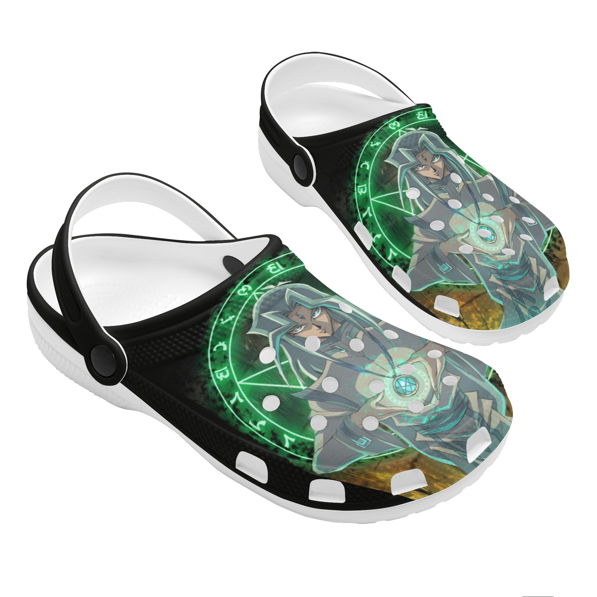 Yu-Gi Mens All Over Printing Classic Sandals - IGZ Clothing 