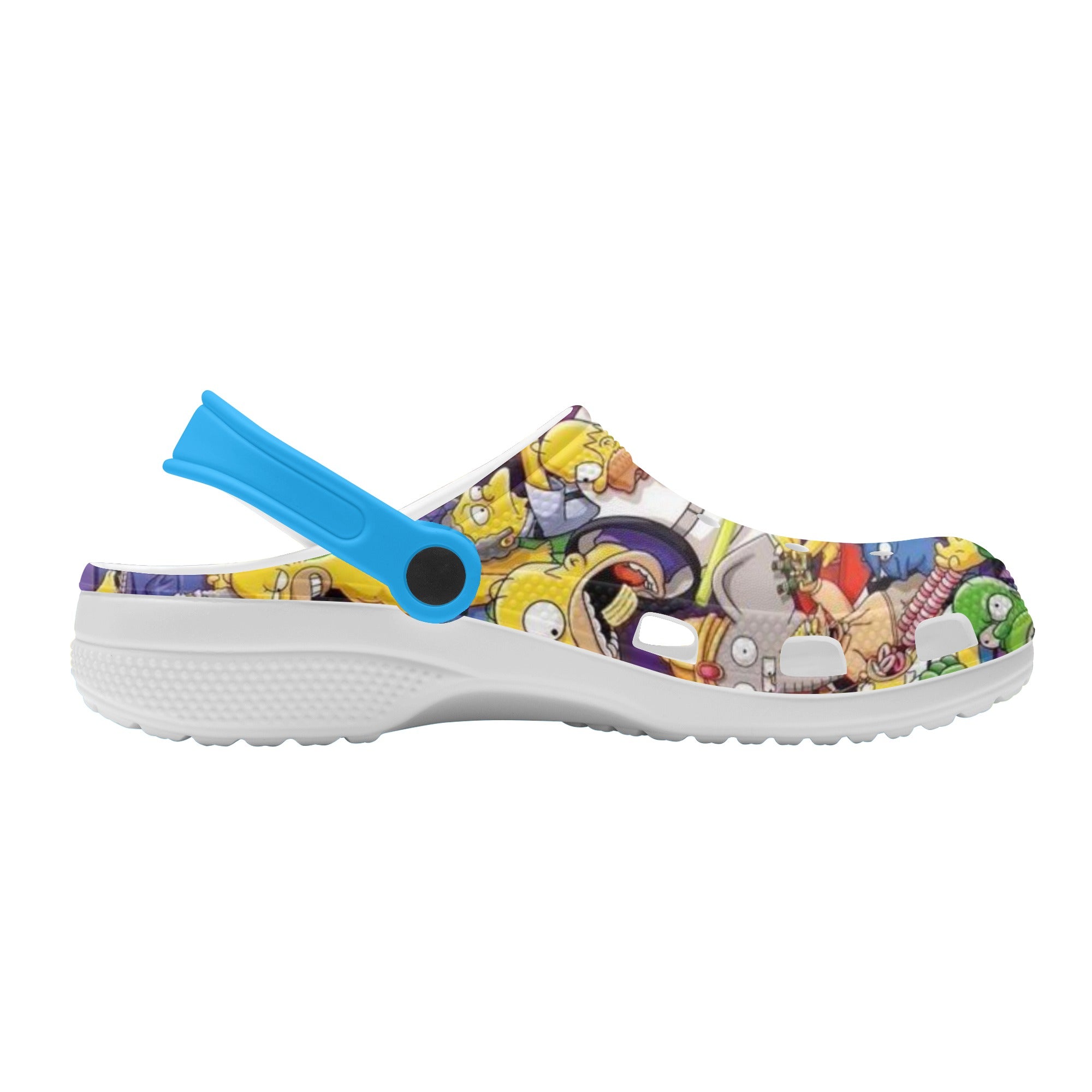 Simpsons Mens All Over Printing Classic Sandals - IGZ Clothing 