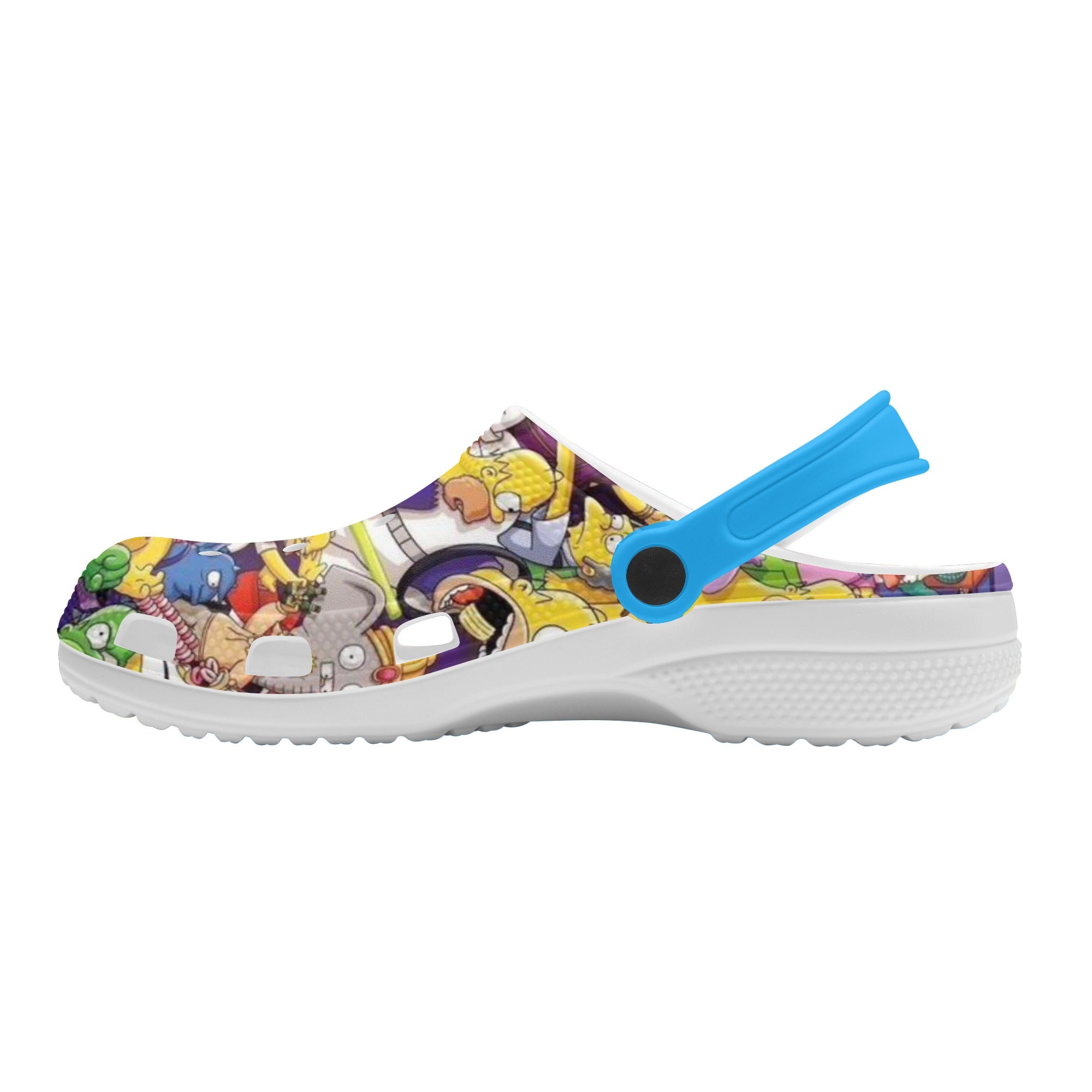 Simpsons Mens All Over Printing Classic Sandals - IGZ Clothing 